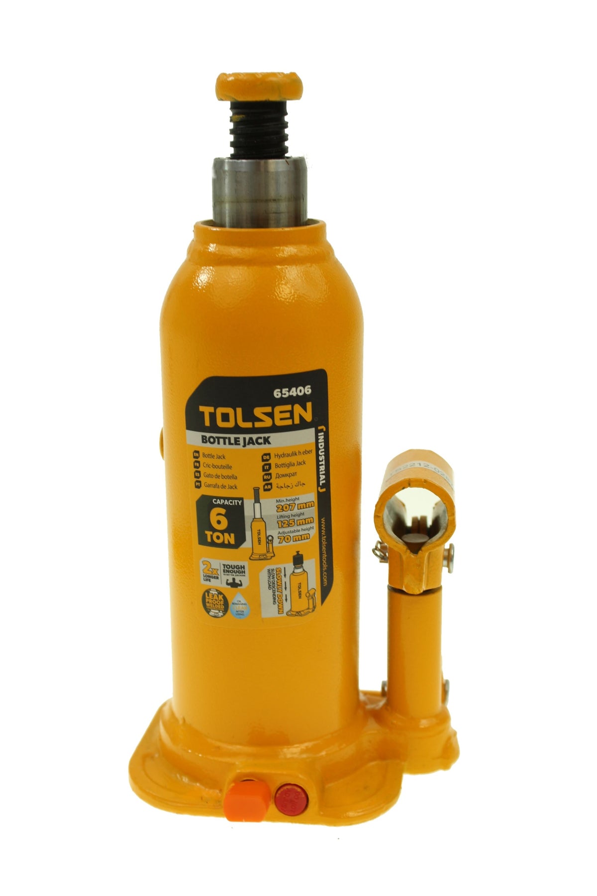 HYDRAULIC BOTTLE BOLLARD LIFT 6T CAR JACK 6 TONS Maximum lifting height 332 mm