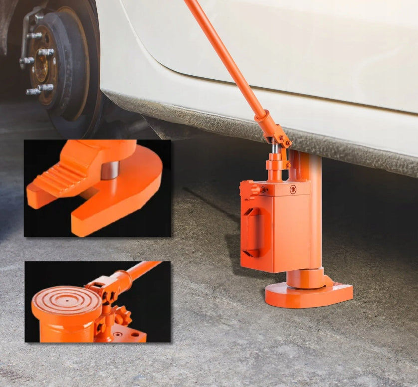 HYDRAULIC CLAW LIFT TOE JACK 5T/10T 360° LOW 25MM Brand Vevor