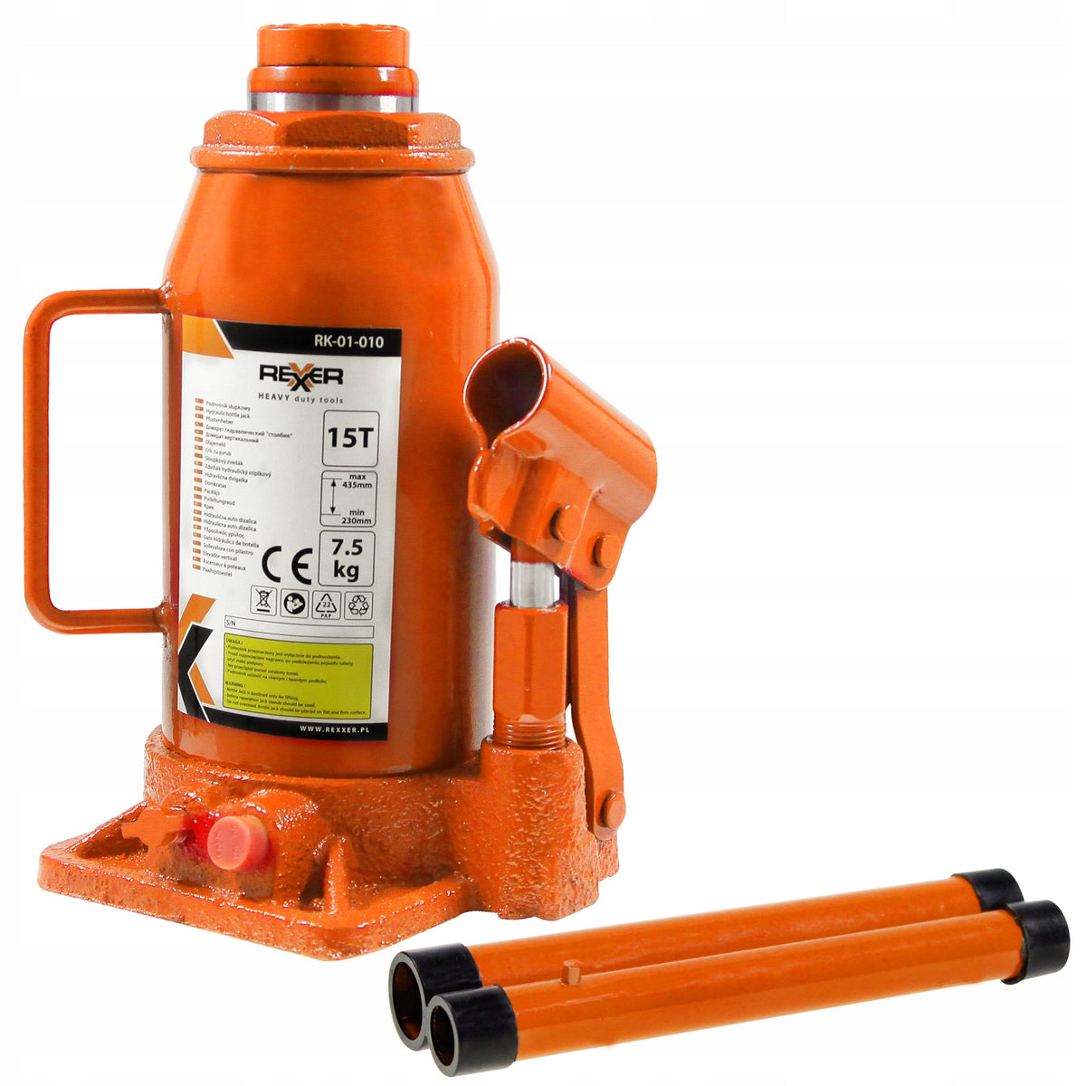 HYDRAULIC JACK POST JACK 15T STRONG EAN (GTIN) 5901180812436