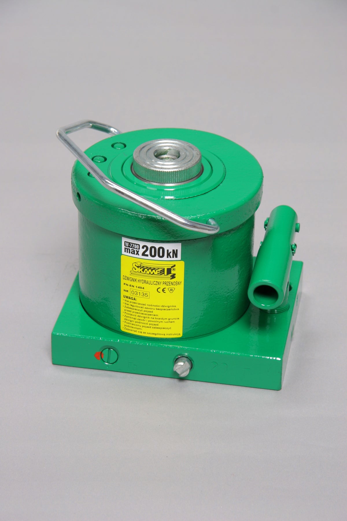 HYDRAULIC JACK SKAMET 20 T LOW DOUBLE PISTON Manufacturer code W-7700