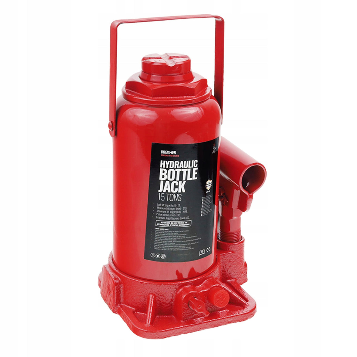 HYDRAULIC LIFT 15T, 1-PISTON HMIN=225MM, HMAX=430MM Brand GMP