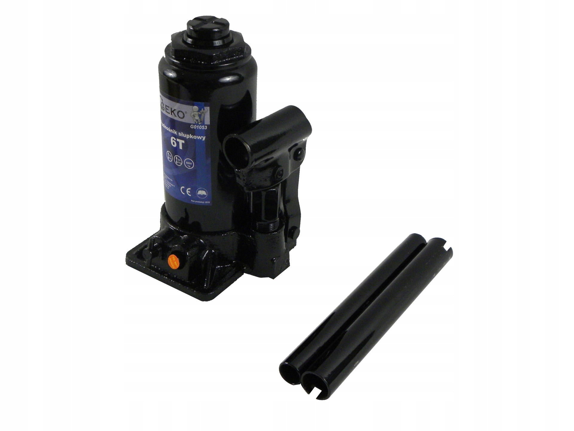 HYDRAULIC LIFT 6 TONS BOLLARD CERTIFICATE CE 188-360MM Manufacturer code PODNOŚNIKBUTELKOWY06