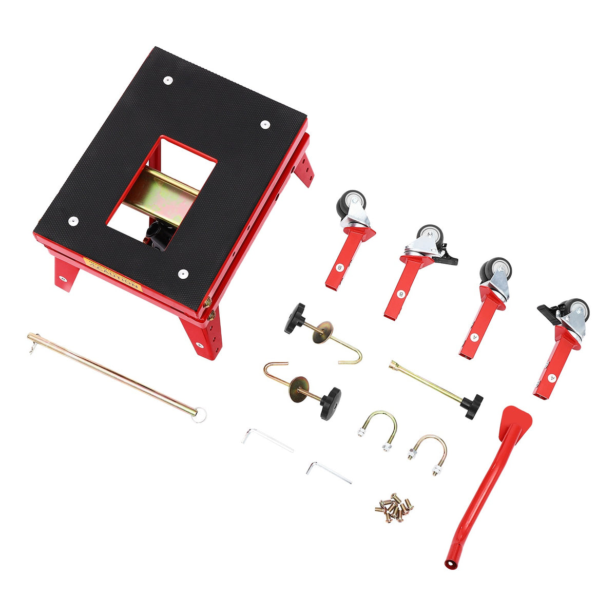 HYDRAULIC MOTORCYCLE LIFT WITH WHEELS (LIFT CAPACITY 160 KG) Manufacturer no brand