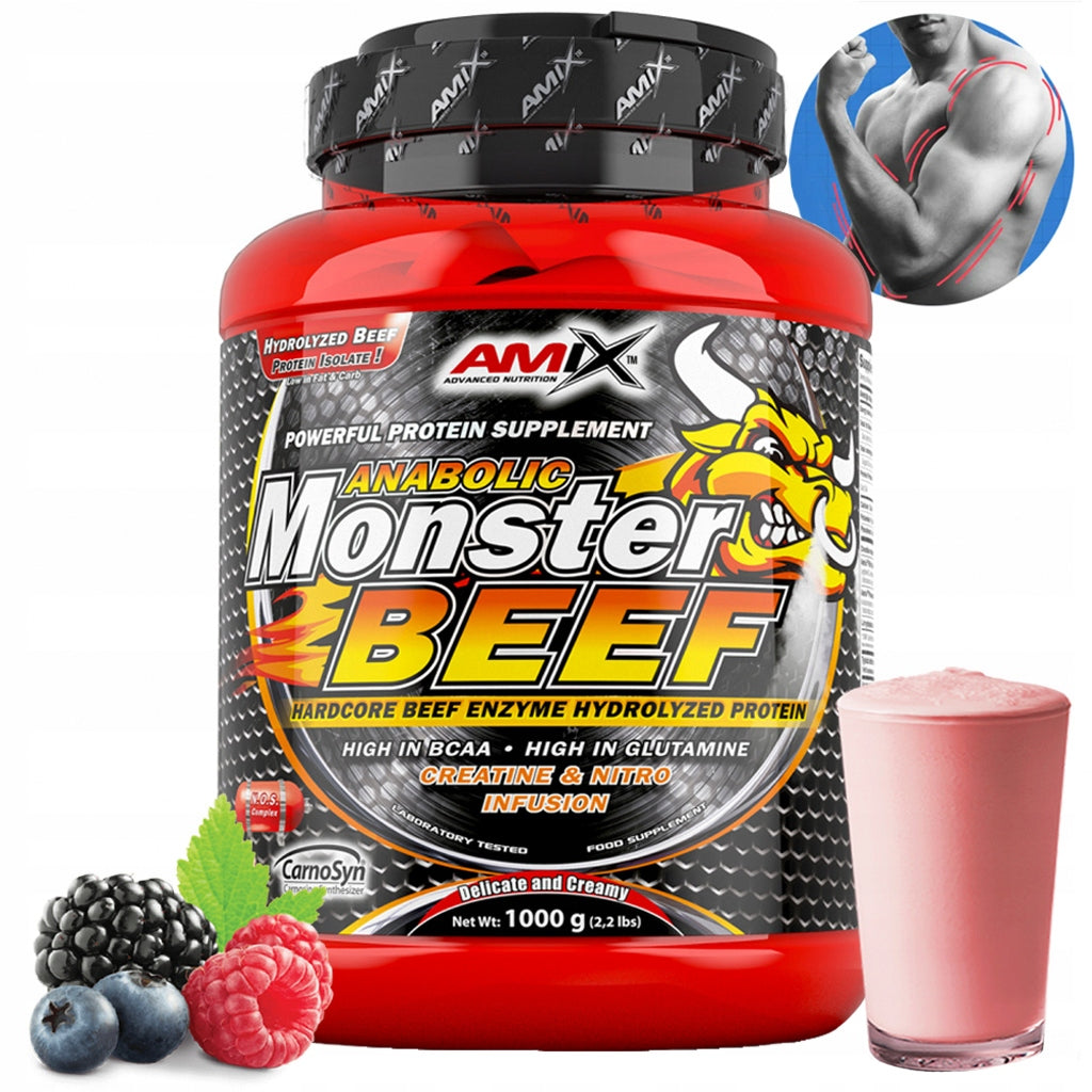 HYDRO BEEF PROTEIN AMIX NUTROTION from beef 90% PROTEIN HYDROLYZATE Fruit