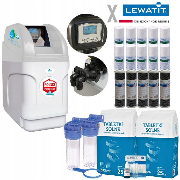 HYDRO PREMIUM 12 water softener, up-flow, levatite, PL menu, dry tank