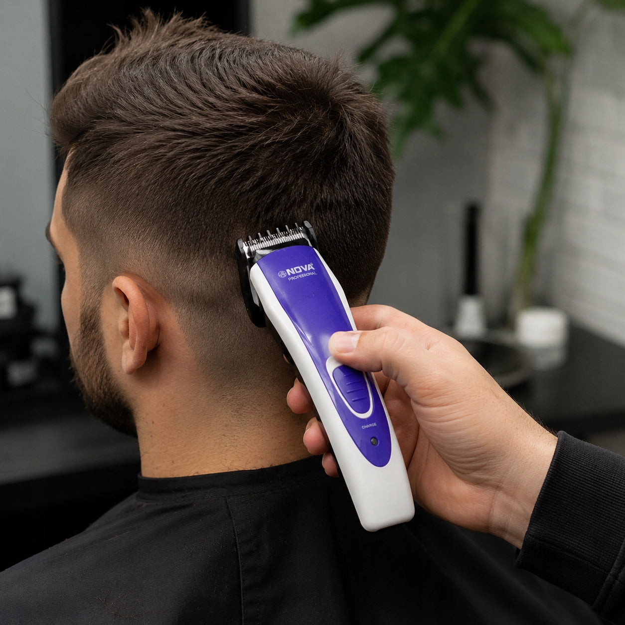 Hair Clipper NOVA NV-9001 Adjustable Beard Cutting Length Packaging status original