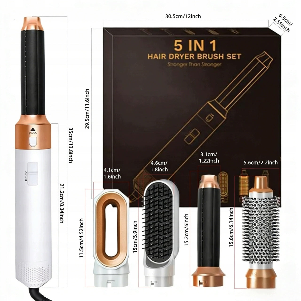 Hair Dryer 6in1 Ukliss Ionic Brand no brand