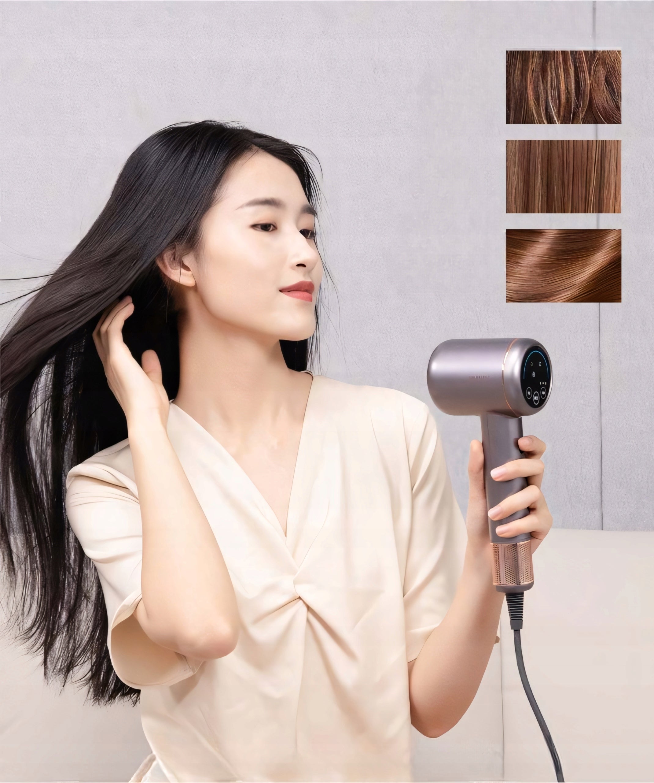 Hair Dryer Jimmy F8 1600W Ionization Nanoi Quiet LED Screen Diffuser Manufacturer code F8