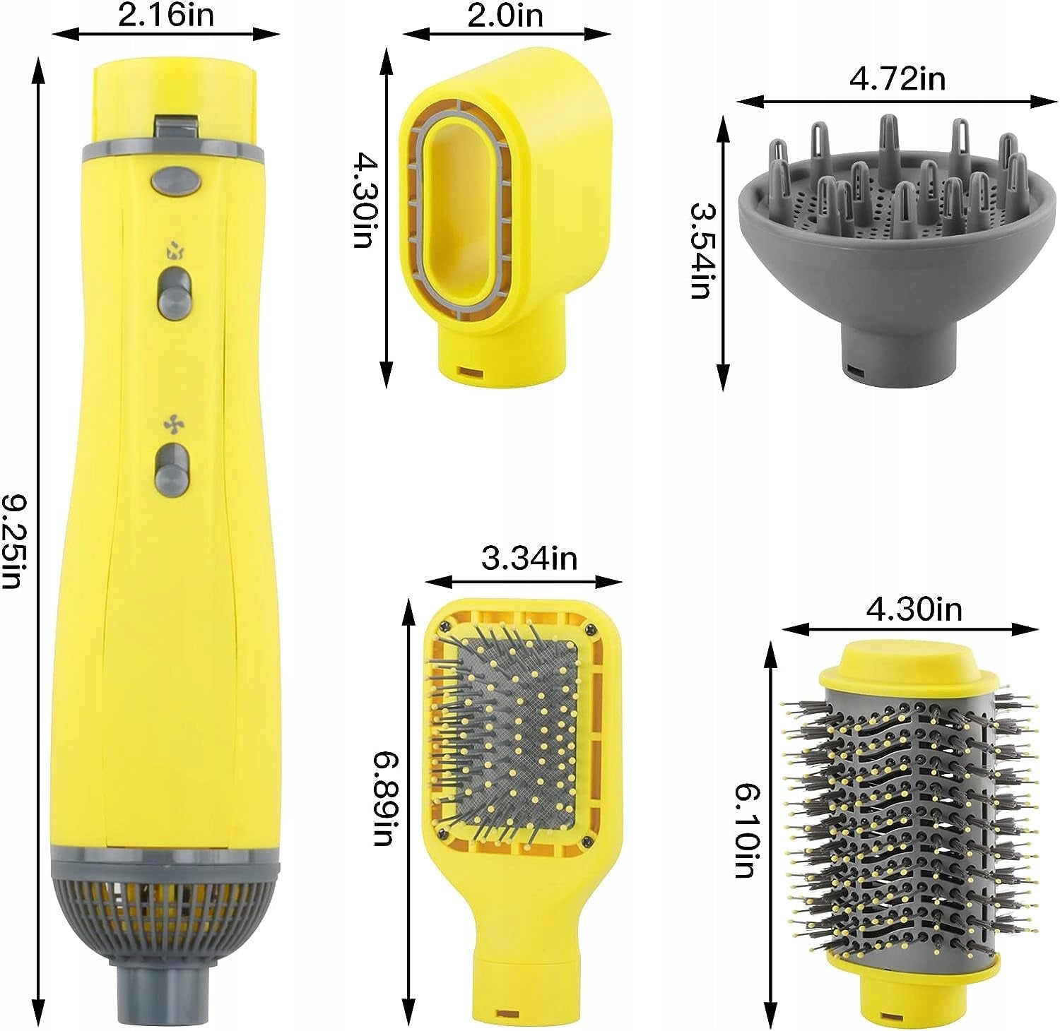 Hair Dryer Wechip Hot Air Brush 4in1 Packaging status original