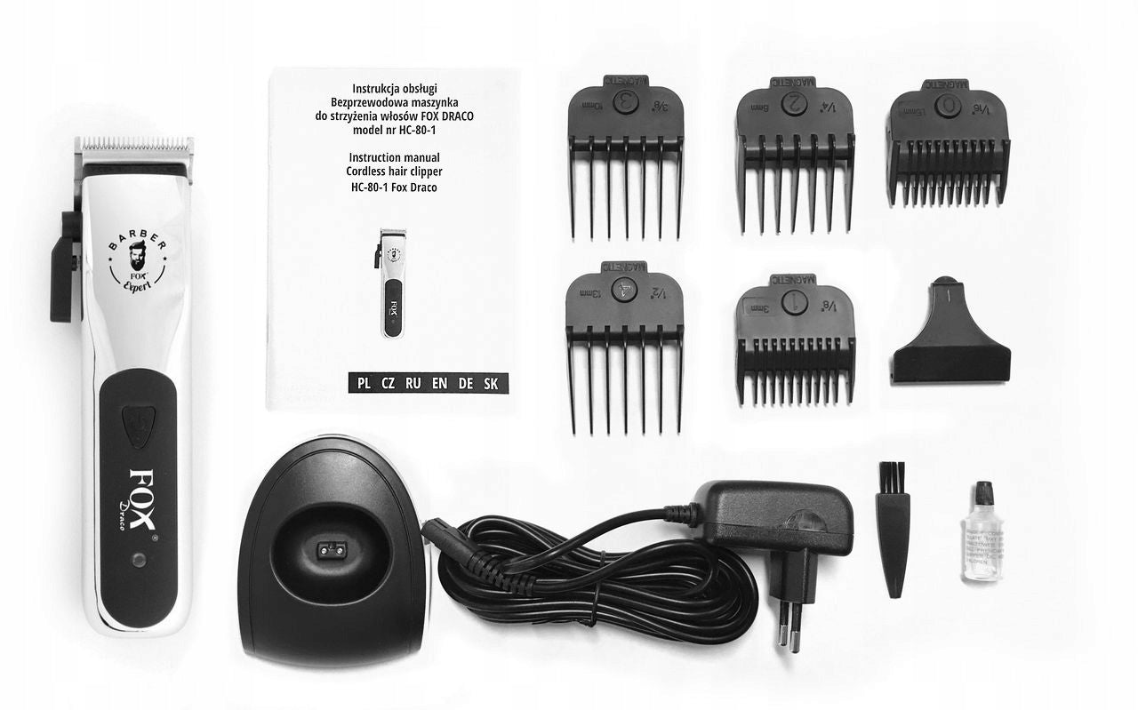 Hair clipper FOX DRACO Barberska PROFESSIONAL Manufacturer code 5904993465844