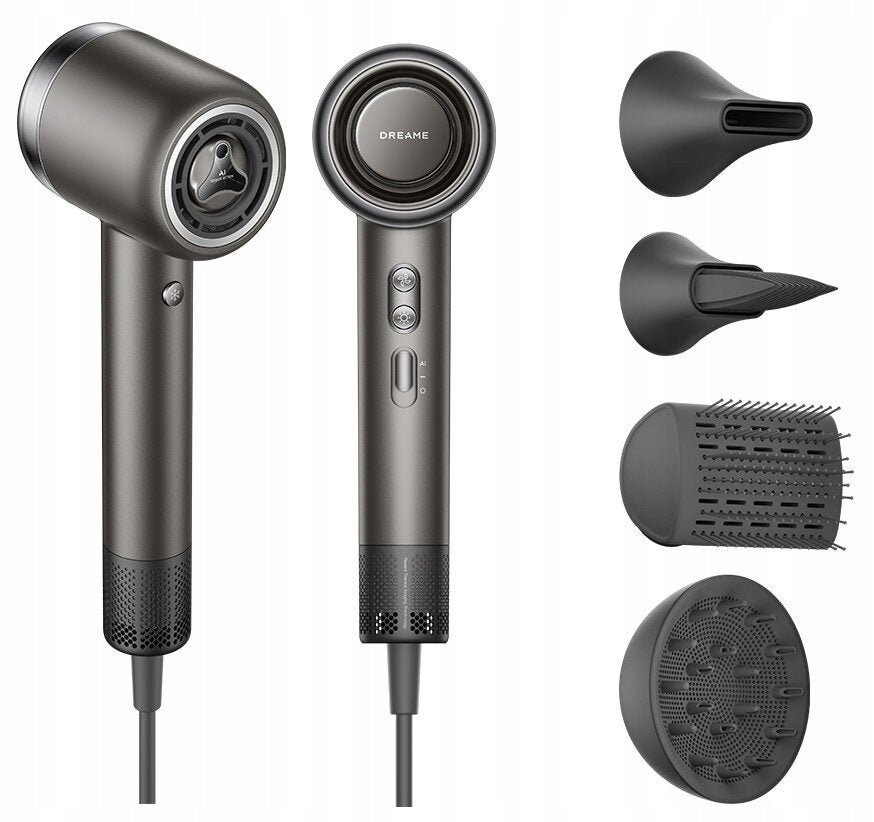 Hair dryer Dreame Gusto ionization 4 tips modes grey