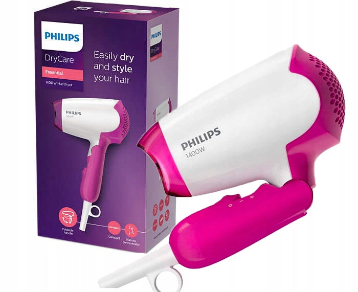 Hairdryer 1400W foldable tourist small handy Philips Brand no brand