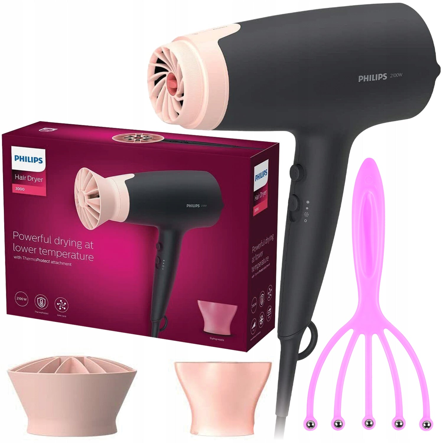 Hairdryer Philips ionization BHD350/10 Model 601323619