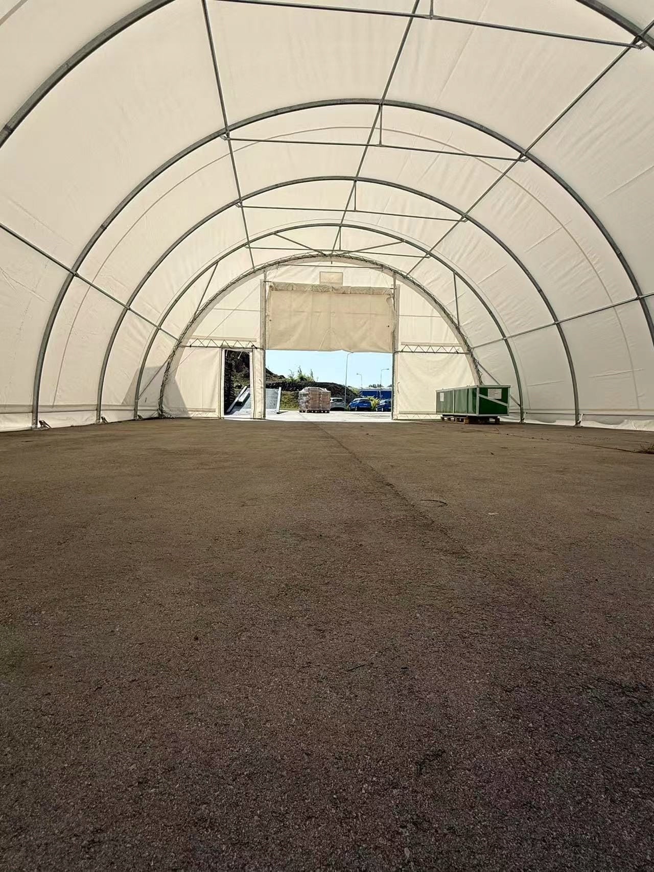 Hala Łukowa 9,15x12 m 4,5h carport, garage, tent storage Length 12 m