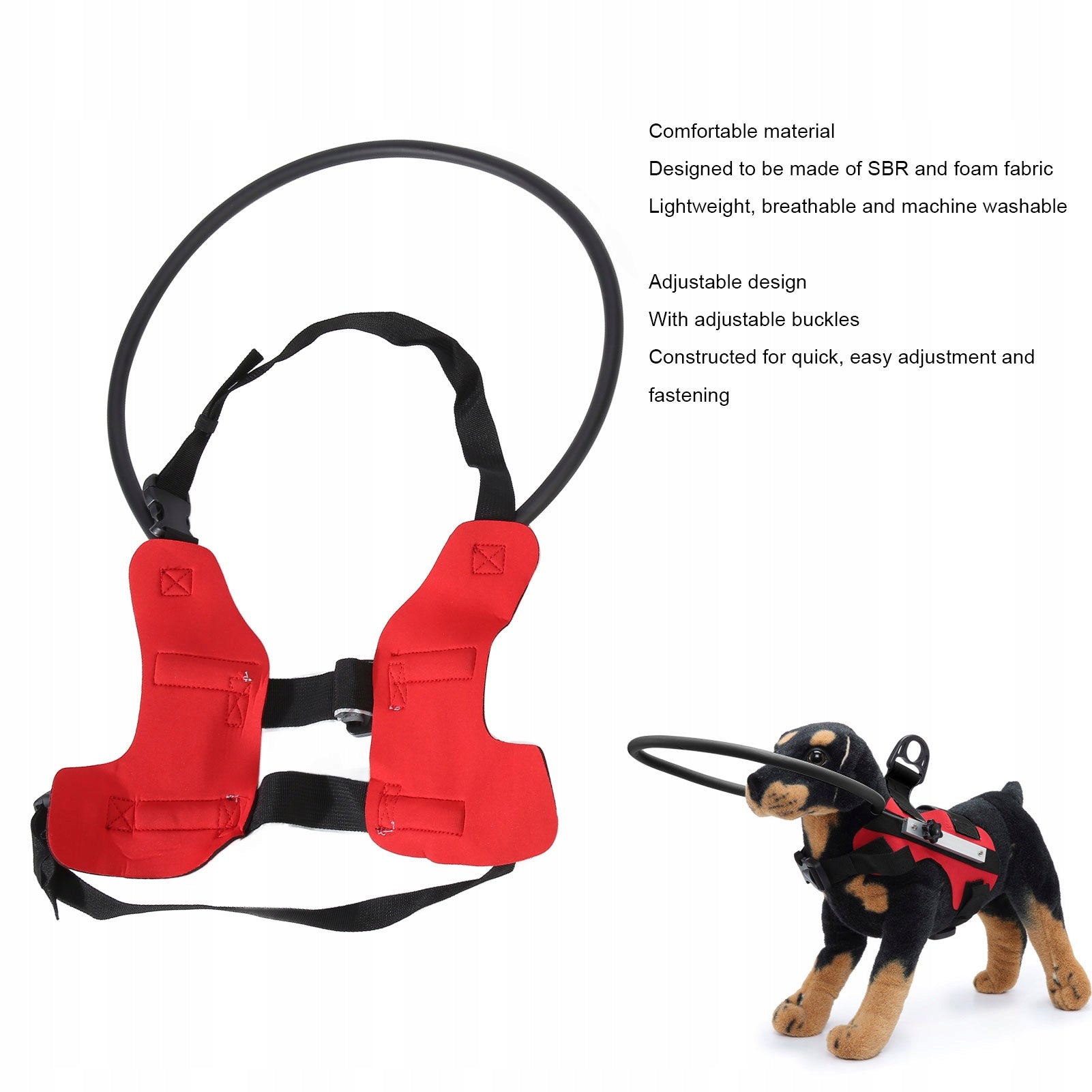Halo Blind Dog Harness Lightweight, Adjustable Packaging status original