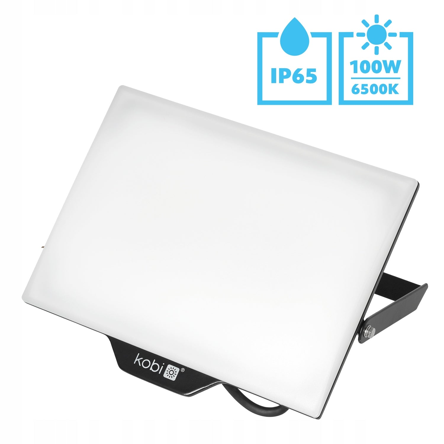 Halogen 100W 6000K IP65 8500lm LED Floodlight Packaging status original