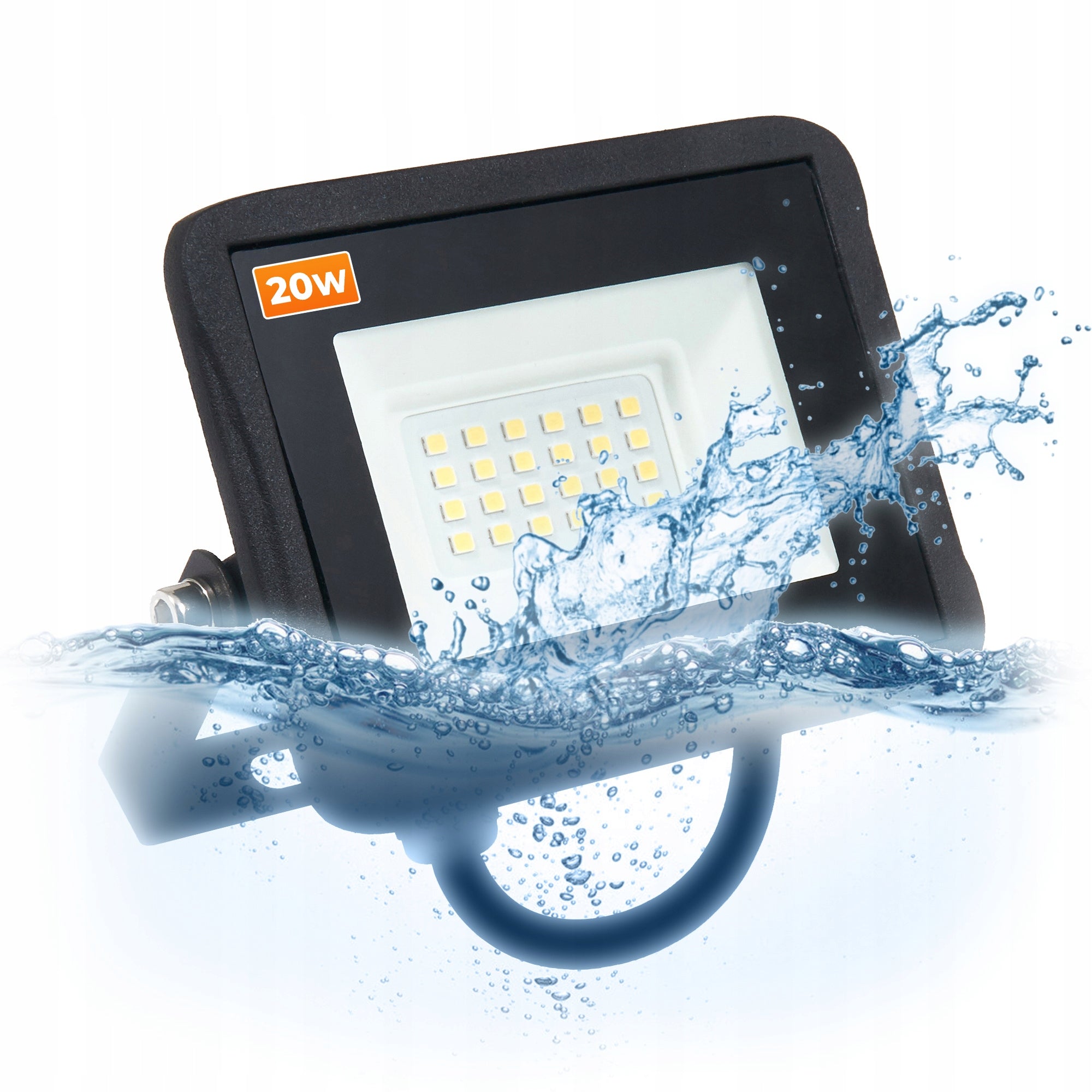 Halogen Floodlight LED LAMP 20W 1700lm 4500K IP65 Headlight Durable