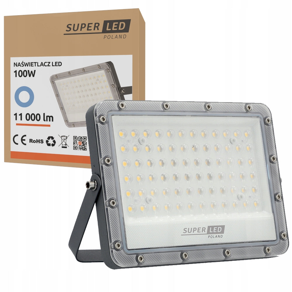 Halogen Floodlight LED Lamp 100W 11000 lm IP65 Outdoor STRONG COLD Packaging status original