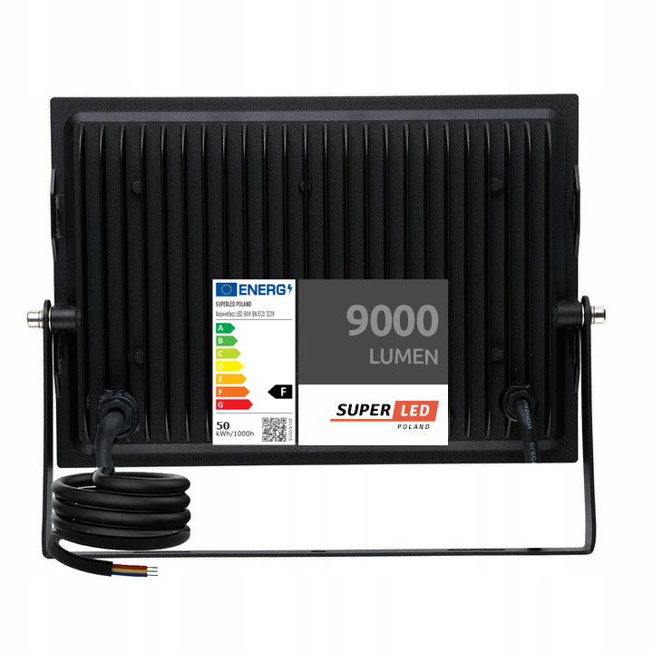 Halogen Floodlight LED Lamp 100W 9000 lm IP65 4000K Eco Line SuperLED Brand SuperLED