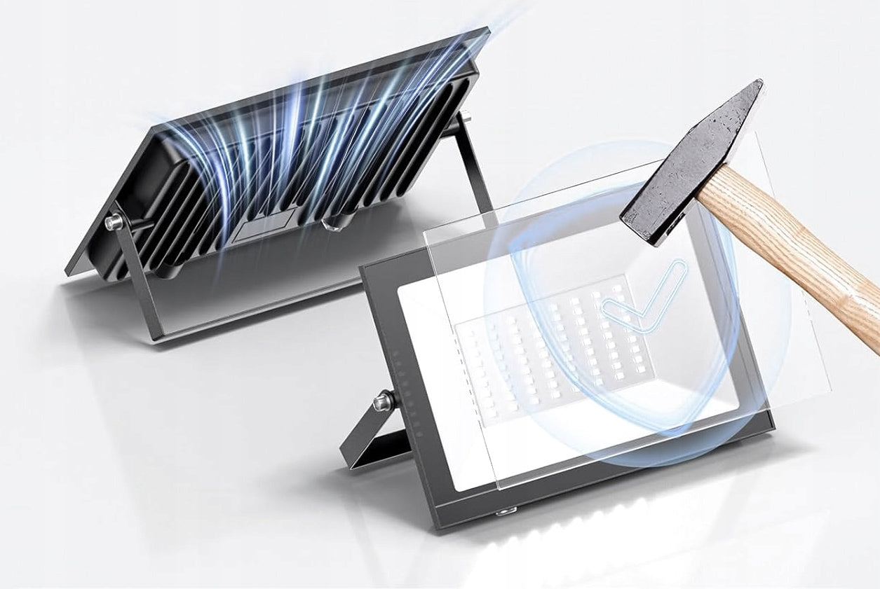 Halogen Floodlight LED Lamp 100W 9000 lm IP65 4000K Eco Line SuperLED Rated power 100 W