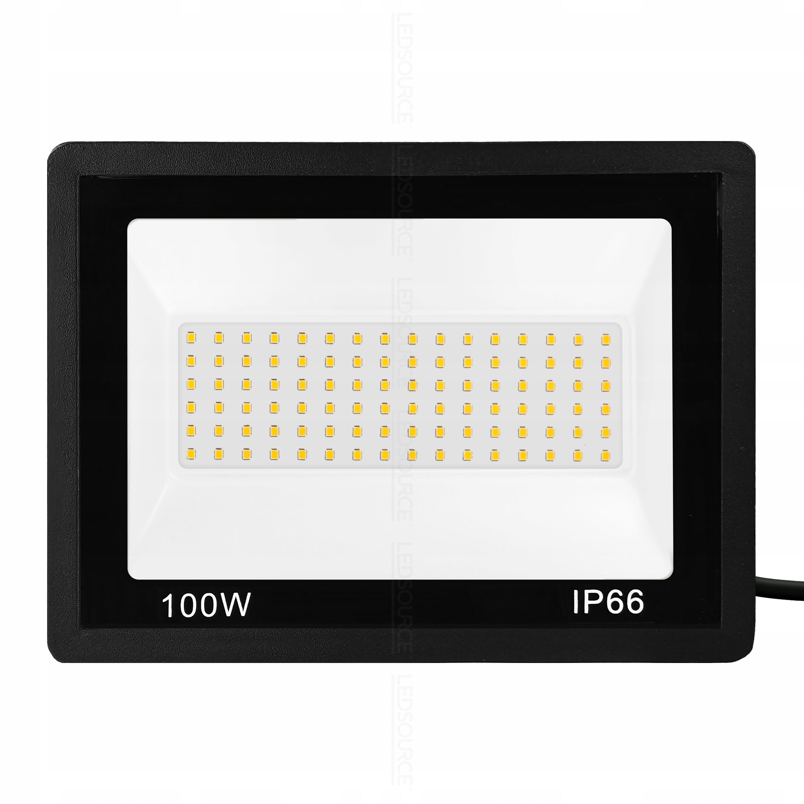 Halogen Headlight 100W 11000lm Work Lamp Floodlight Waterproof Slim Light color white neutral