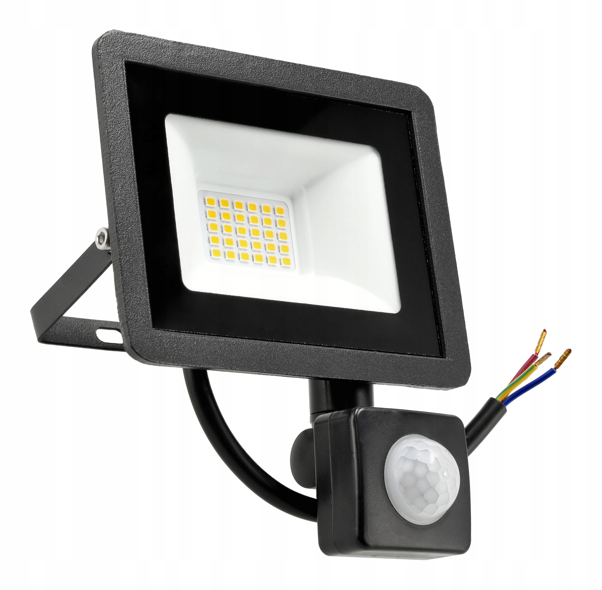 Halogen LED 30W 2700lm Lamp with Twilight Motion Sensor Floodlight IP65 Brand Berge