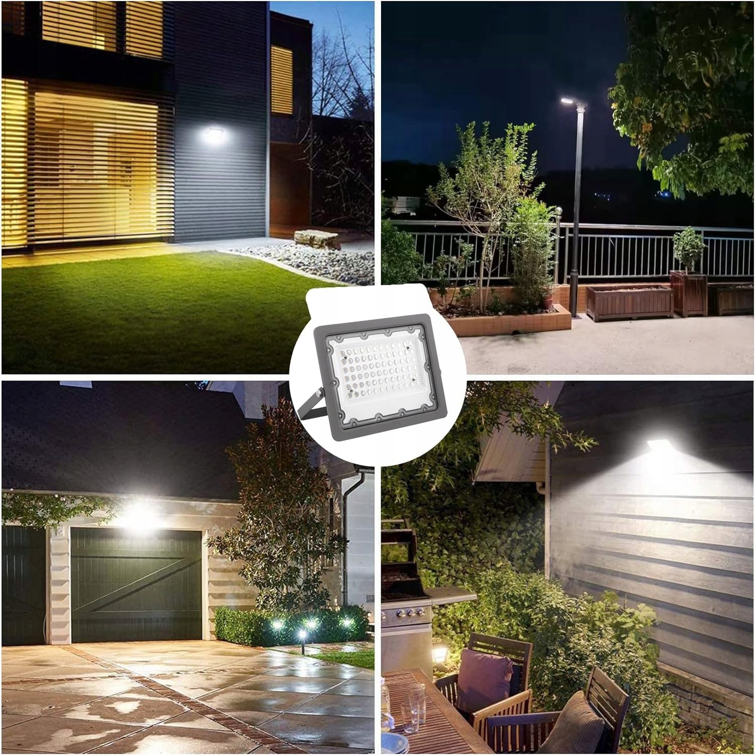 Halogen LED Floodlight Lamp 50W 5000lm Premium Outdoor Spotlight Brightness 5000 lm