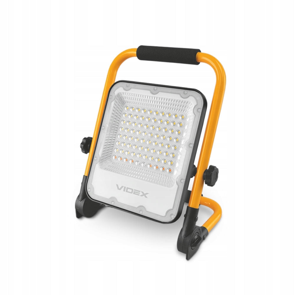 Halogen LED Workshop Lamp Rechargeable with Stand VIDEX 50W 1600lm IP65 Manufacturer code VL-F2A-505