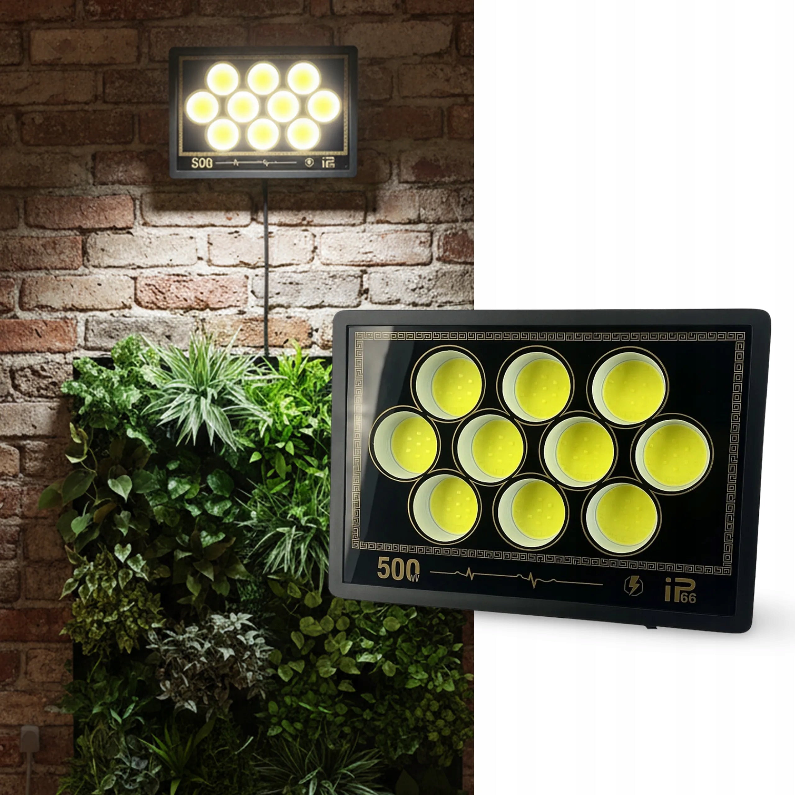 Halogen Led Illuminator Lamp 500W - Ultra Bright Outdoor Lighting Brand no brand