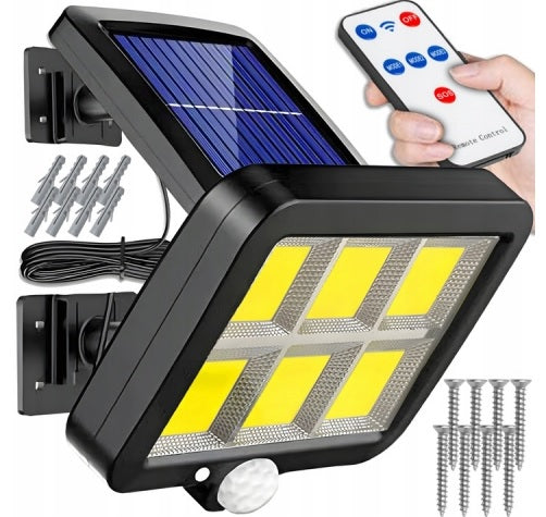 Halogen Solar Lamp 100Led motion detector dusk