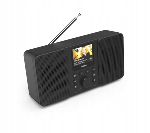 Hama DIR10 FM Radio DAB Spotify Wi-Fi Bluetooth Black Brand Hama