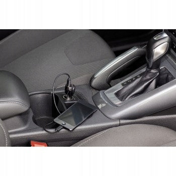 Hama USB 2.1A car charger, black - Color black