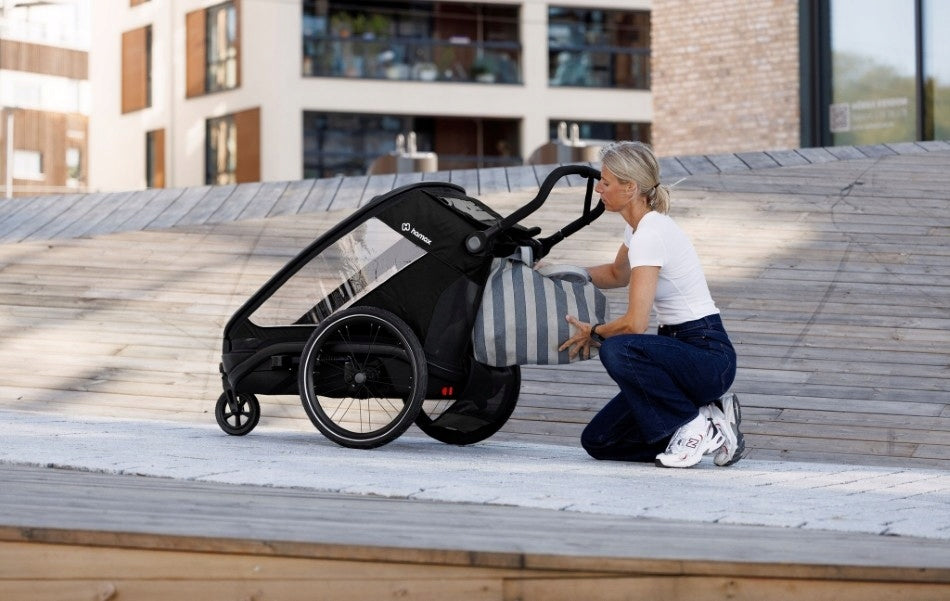Hamax Bike Trailer Outback Next Black Length 116 cm