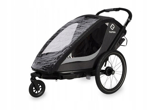 Hamax - COCOON bicycle trailer, double - Grey/black Brand Hamax