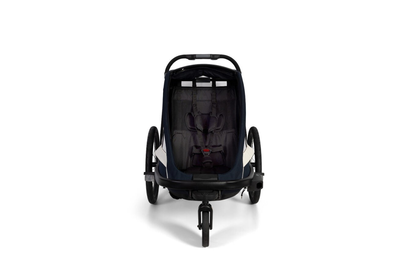 Hamax - Children's bicycle trailer BREEZE ONE - Navy/cream EAN (GTIN) 7029774002044