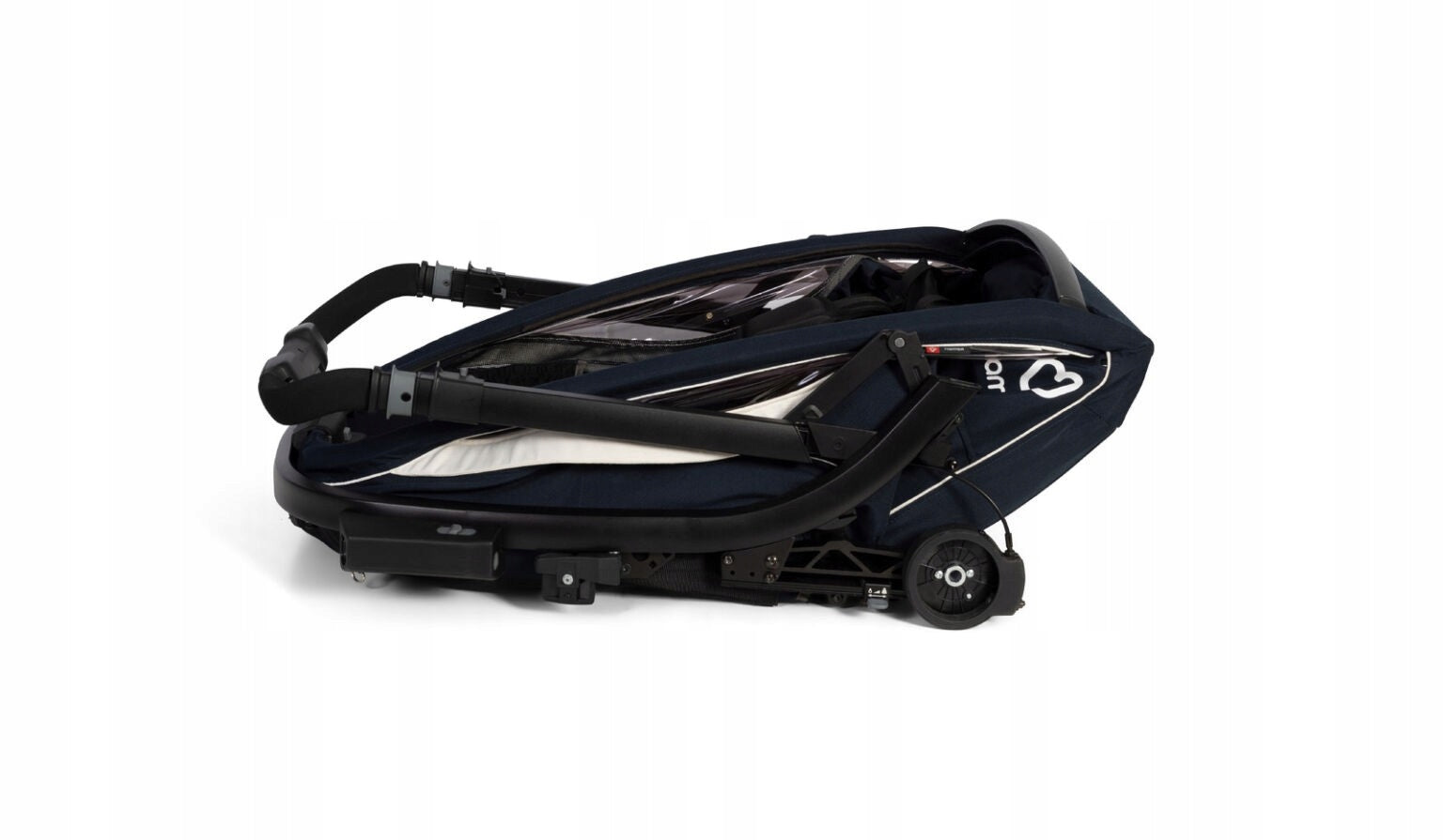 Hamax - Children's bicycle trailer BREEZE ONE - Navy/cream Manufacturer code 400204_HAM