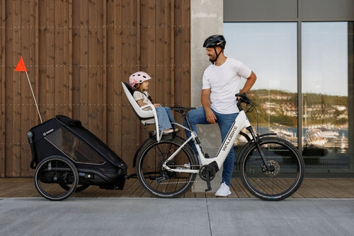 Hamax - Outback Next bicycle trailer, double, black Brand Hamax