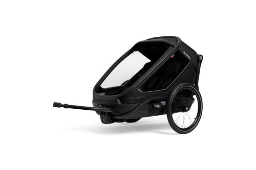 Hamax - Outback Next bicycle trailer, double, black Maximum load 40 kg