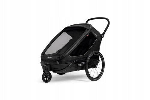 Hamax - Outback Next bicycle trailer, double, black