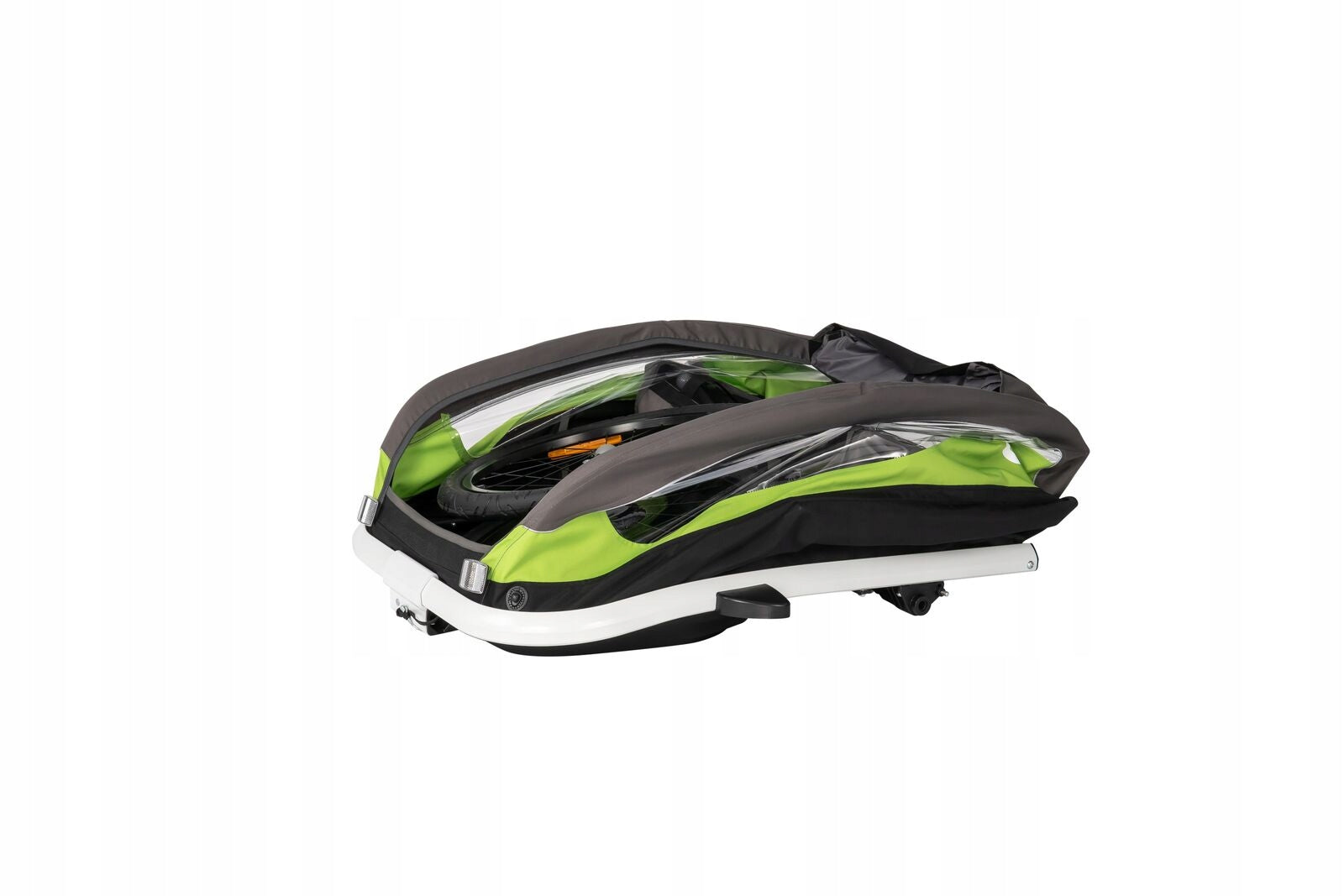 Hamax Traveller Twin Baby Trailer 2-Person Green + Stroller Number of seats 2