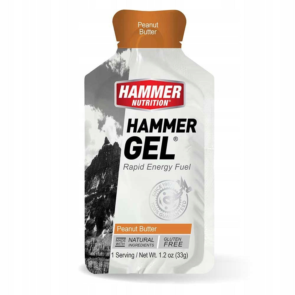 Hammer Gel Peanut Butter Energy Gel with Peanut Butter 33 g