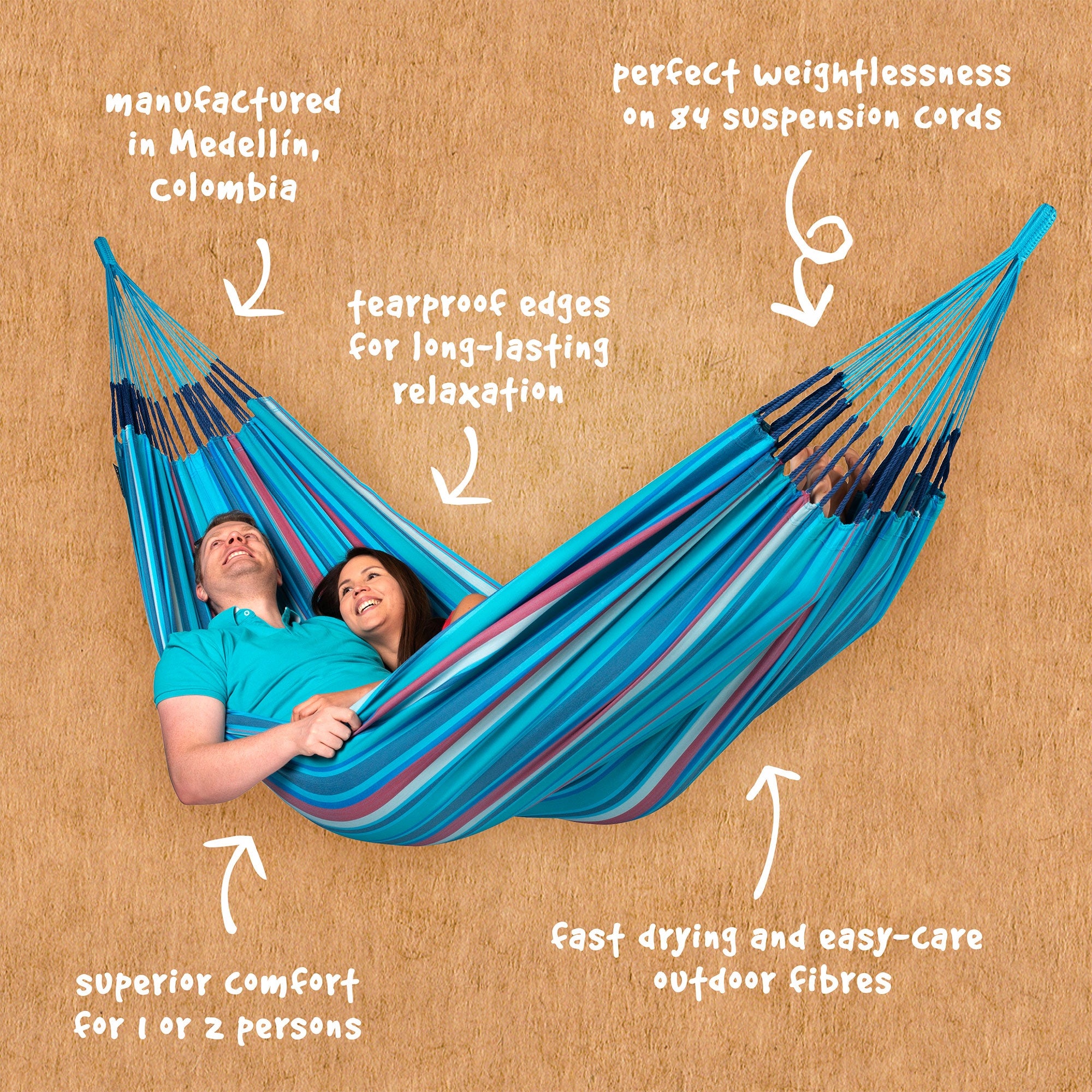 Hammock La Siesta Brisa Wave Double Manufacturer La Siesta