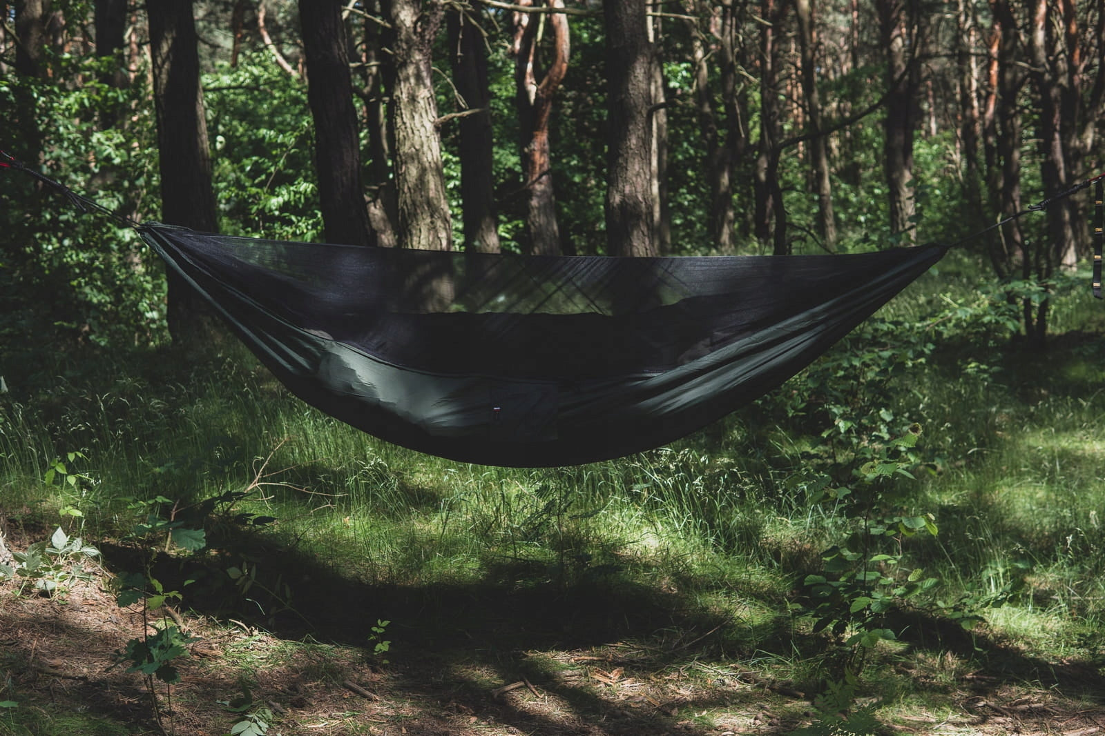 Hammock Light Dragonfly V2 Green Long 350 cm with Mosquito Net Single Zip