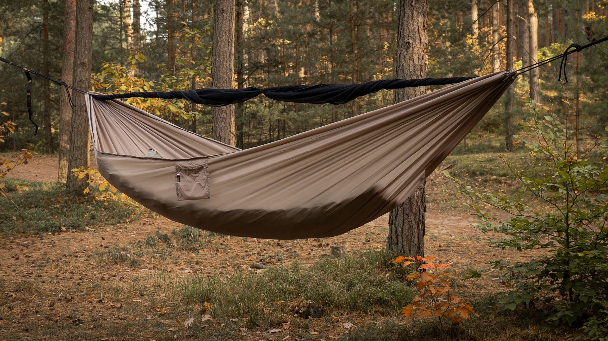 Hammock TigerWood Dragonfly V2 Desert with Mosquito Net Long 350 cm Double Zip Total length 350 cm