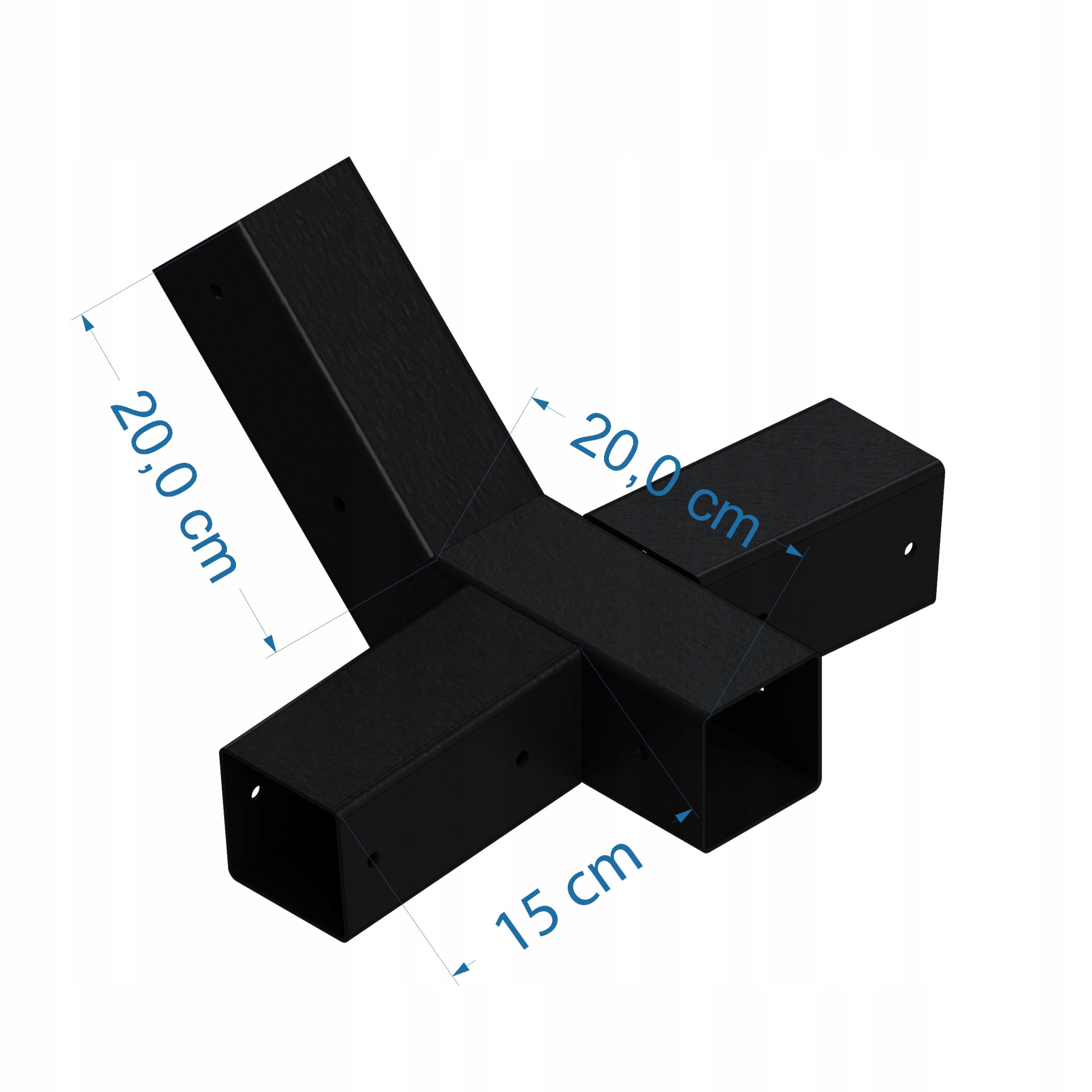 Hammock connector, leg, frame, handle 100x100x2 Model Hamak