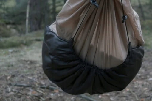 Hammock lining TigerWood Underquilt Marra 2.0 Black 200 cm Material width 130 cm