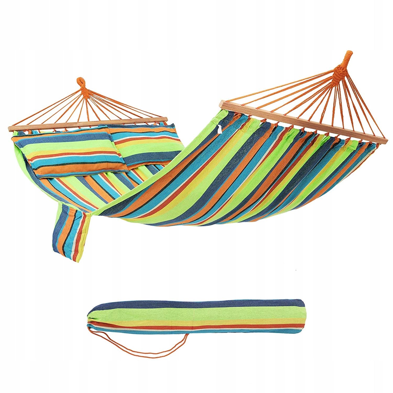 Hammock with bar Songmics multicolor 300 kg 300 x 150 Material width 150 cm