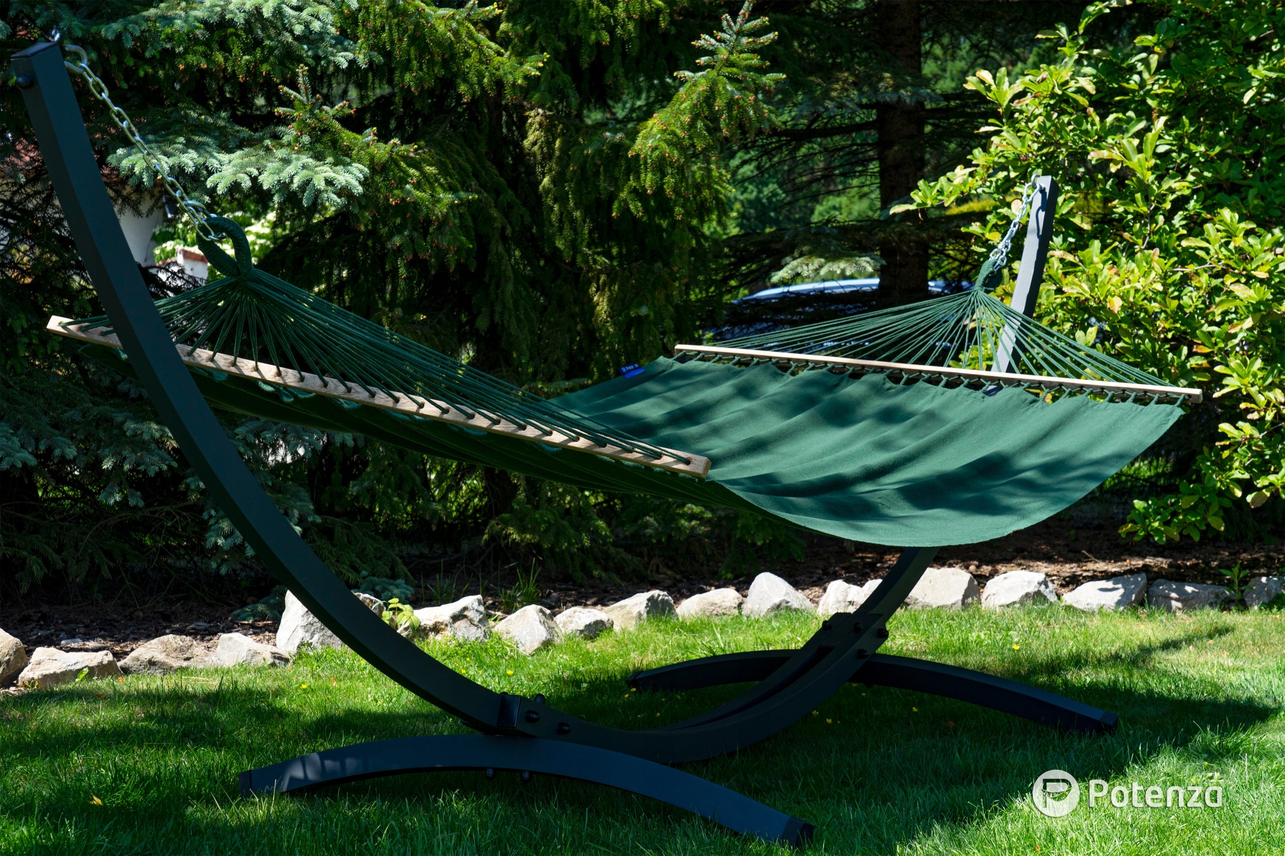 Hammock with steel frame GRANDE garden hammock Colombian MERIDA POTENZA EAN (GTIN) 5907543789360