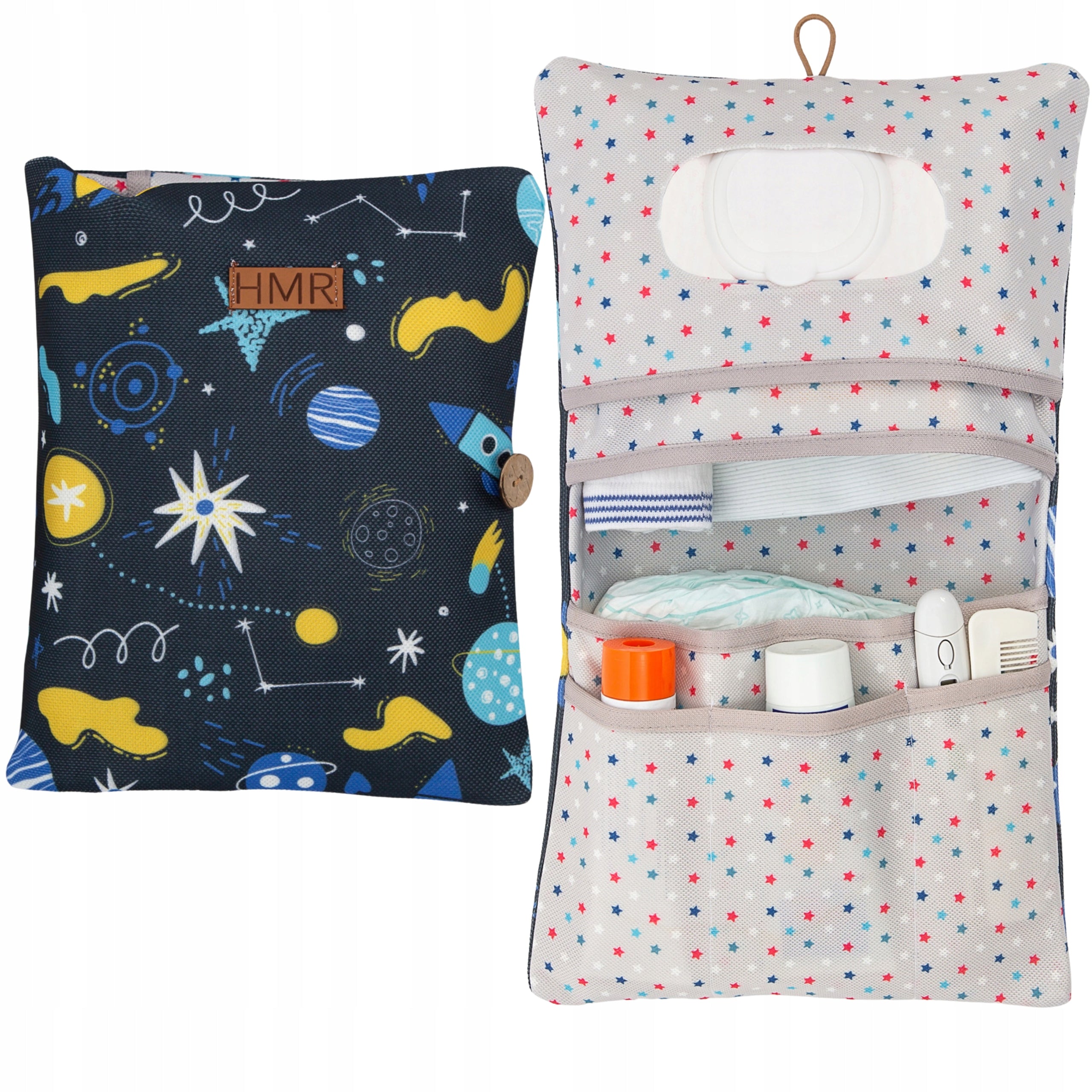 Hamur Home 2in1 Diaper and Cosmetic Bag Organizer for Mom and Babies Brand Hamur Home