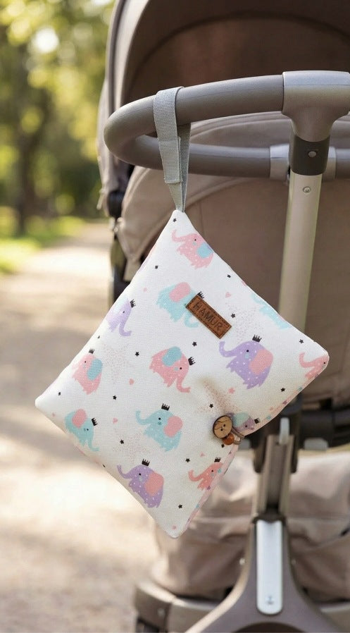 Hamur Home 2in1 Diaper and Cosmetic Bag Organizer for Mom and Babies Manufacturer code Organizer Torba do wózka 2w1 Kosmetyczka